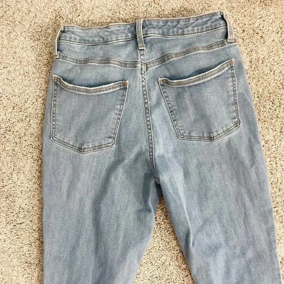 Universal Thread Stretch Denim High-Rise Skinny Distress Jeans Blue Size 4/27R - Picture 6 of 11